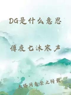 DG是什么意思