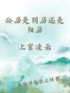 公历是阴历还是阳历