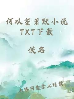 何以笙箫默小说TXT下载