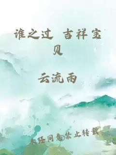 谁之过 吉祥宝贝